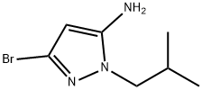 3-bromo-1-isobutyl-1H-pyrazol-5-amine Structure