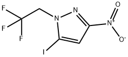 5-iodo-3-nitro-1-(2,2,2-trifluoroethyl)-1H-pyrazole Structure