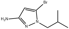 5-bromo-1-isobutyl-1H-pyrazol-3-amine Structure