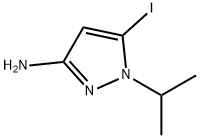 5-iodo-1-isopropyl-1H-pyrazol-3-amine Structure