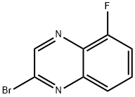 Quinoxaline, 2-bromo-5-fluoro- Structure