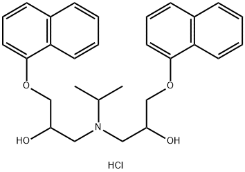 Propranolol EP Impurity B HCl (Mixture of Diastereomers) 구조식 이미지