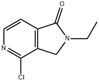 4-Chloro-2-ethyl-2,3-dihydro-1H-pyrrolo[3,4-c]pyridin-1-one Structure