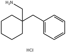 (1-benzylcyclohexyl)methanamine hydrochloride Structure