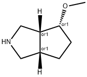 rac-(3aR,4R,6aS)-4-methoxy-octahydrocyclopenta[c]pyrrole Structure