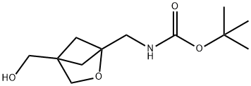 Carbamic acid, N-[[4-(hydroxymethyl)-2-oxabicyclo[2.1.1]hex-1-yl]methyl]-, 1,1-dimethylethyl ester 구조식 이미지