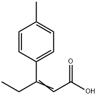 2-Pentenoic acid, 3-(4-methylphenyl)- 구조식 이미지