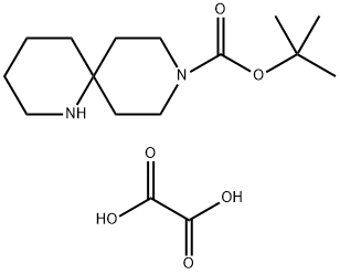 Tert-Butyl1,9-Diazaspiro[5.5]Undecane-9-Carboxylate Oxalate 구조식 이미지