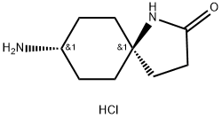 (Meso-5R,8R)-8-Amino-1-Azaspiro[4.5]Decan-2-One Hydrochloride Structure