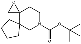 1-Oxa-10-azadispiro[2.0.4.4]dodecane-10-carboxylic acid, 1,1-dimethylethyl ester Structure