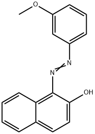 2-Naphthalenol, 1-[2-(3-methoxyphenyl)diazenyl]- Structure