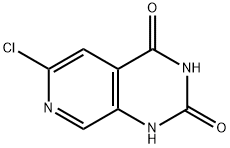 Pyrido[3,4-d]pyrimidine-2,4(1H,3H)-dione, 6-chloro- Structure