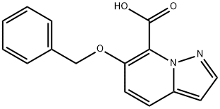 6-(Benzyloxy)pyrazolo[1,5-a]pyridine-7-carboxylic acid Structure