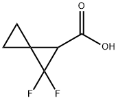 2,2-difluorospiro[2.2]pentane-1-carboxylic acid Structure