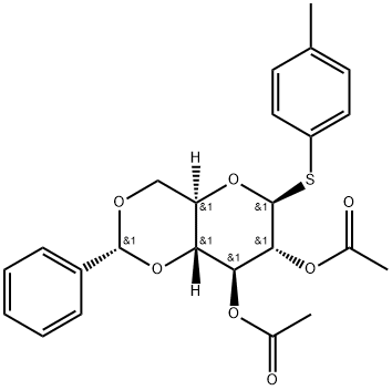 219518-20-4 4-Methylphenyl 2,3-di-O-acetyl-4,6-O-benzylidene-1-thio-β-D-glucopyranoside