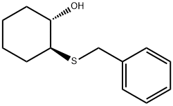 Cyclohexanol, 2-[(phenylmethyl)thio]-, (1S,2S)- Structure