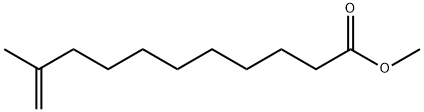 10-Undecenoic acid, 10-methyl-, methyl ester 구조식 이미지