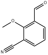 Benzonitrile, 3-formyl-2-methoxy- Structure