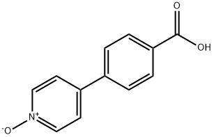 Benzoic acid, 4-(1-oxido-4-pyridinyl)- Structure