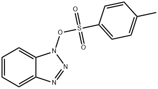 Benzenesulfonic acid, 4-methyl-, 1H-benzotriazol-1-yl ester 구조식 이미지