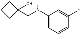 Cyclobutanol, 1-[[(3-fluorophenyl)amino]methyl]- Structure