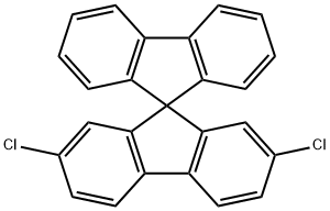 9,9'-Spirobi[9H-fluorene], 2,7-dichloro- Structure