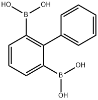 Boronic acid, B,B'-[1,1'-biphenyl]-2,6-diylbis- Structure