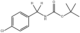 Dideutero Tert-Butyl 4-Chlorobenzylcarbamate Structure