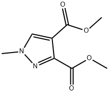 dimethyl 1-methyl-1H-pyrazole-3,4-dicarboxylate Structure