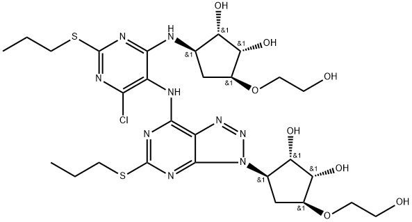 Ticagrelor Related Compound 46 구조식 이미지