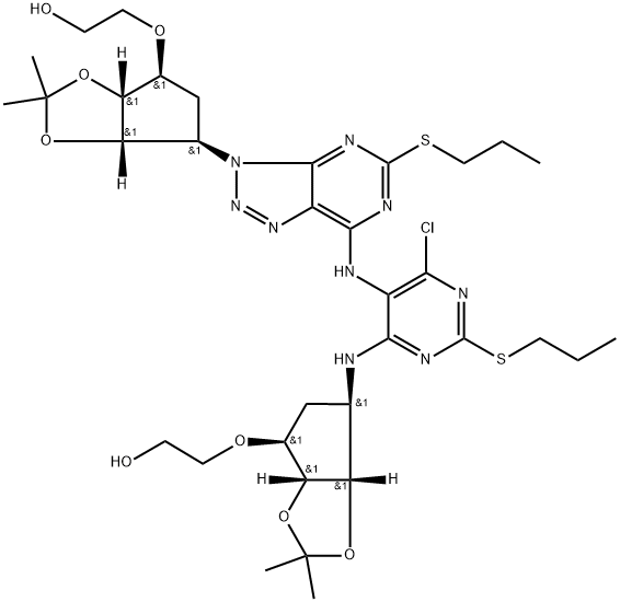 Ticagrelor Related Compound 39 구조식 이미지
