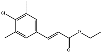 (E)-ethyl 3-(4-chloro-3,5-dimethylphenyl)acrylate 구조식 이미지