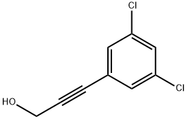 2-Propyn-1-ol, 3-(3,5-dichlorophenyl)- Structure