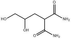 Propanediamide, 2-(2,3-dihydroxypropyl)- Structure