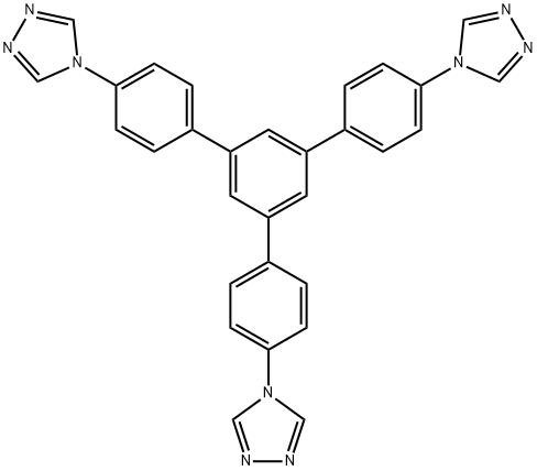 4H-1,2,4-Triazole, 4,4'-[5'-[4-(4H-1,2,4-triazol-4-yl)phenyl][1,1':3',1''-terphenyl]-4,4''-diyl]bis- Structure