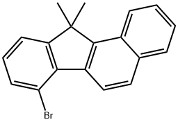 7-bromo-11,11-dimethyl-11H-benzo[a]fluorene Structure