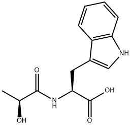 L-Tryptophan, N-[(2S)-2-hydroxy-1-oxopropyl]- Structure