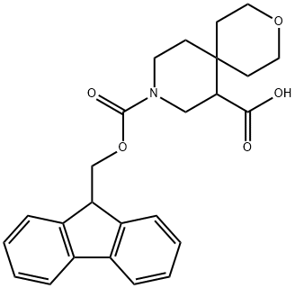 9-{[(9H-fluoren-9-yl)methoxy]carbonyl}-3-oxa-9-azaspiro[5.5]undecane-7-carboxylic acid Structure