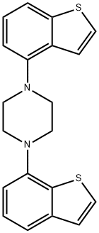 Piperazine, 1-benzo[b]thien-4-yl-4-benzo[b]thien-7-yl- Structure