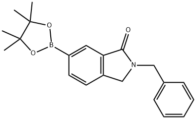 2-Benzyl-6-(4,4,5,5-tetramethyl-1,3,2-dioxaborolan-2-yl)isoindolin-1-one Structure