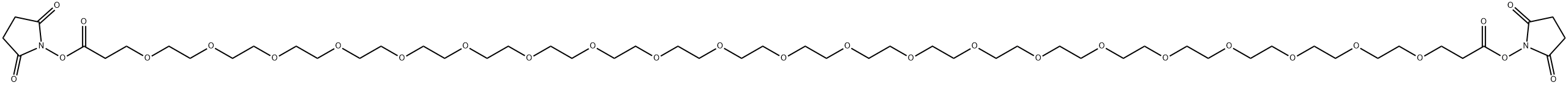 Bis-PEG21-NHS ester Structure