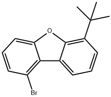 Dibenzofuran, 1-bromo-6-(1,1-dimethylethyl)- Structure