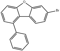 Dibenzofuran, 7-bromo-1-phenyl- Structure