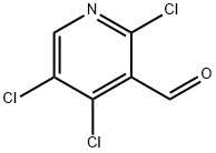 3-Pyridinecarboxaldehyde, 2,4,5-trichloro- Structure