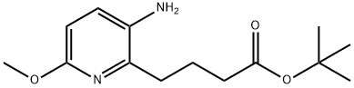 tert-Butyl 4-(3-amino-6-methoxypyridin-2-yl)butanoate 구조식 이미지