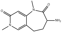 3-Amino-1,7-dimethyl-4,5-dihydro-1H-pyrido[4,3-b]azepine-2,8(3H,7H)-dione Structure