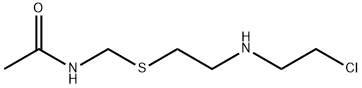Acetamide, N-[[[2-[(2-chloroethyl)amino]ethyl]thio]methyl]- 구조식 이미지