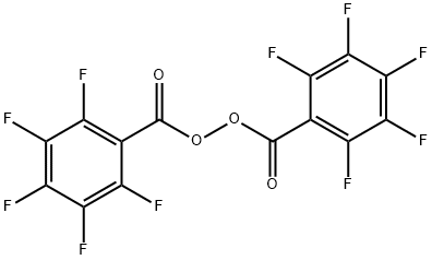 Peroxide, bis(2,3,4,5,6-pentafluorobenzoyl) Structure