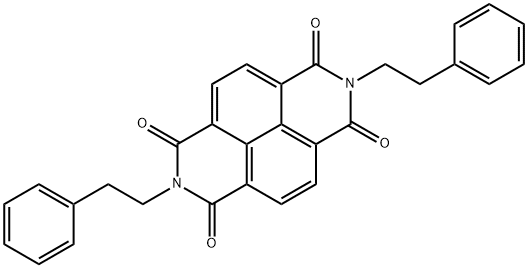 Benzo[lmn][3,8]phenanthroline-1,3,6,8(2H,7H)-tetrone, 2,7-bis(2-phenylethyl)- Structure