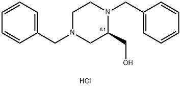 (R)-(1,4-Dibenzylpiperazin-2-yl)methanol dihydrochloride Structure